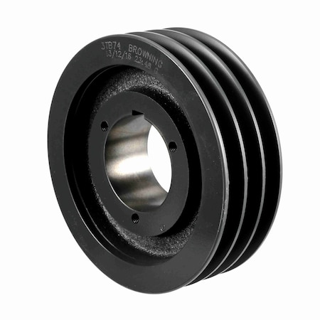 Browning 3 Groove Cast Iron Bushed Bore Multiple Sheave, 3TB74 3TB74